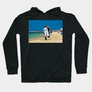 Seller on the beach Hoodie